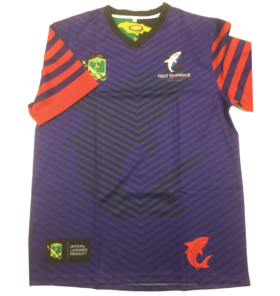 Red sharks best sale jersey